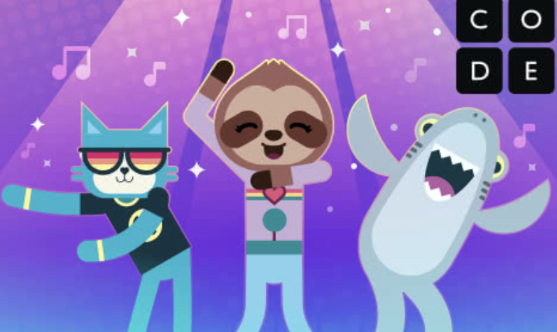 Dance Party coding game
