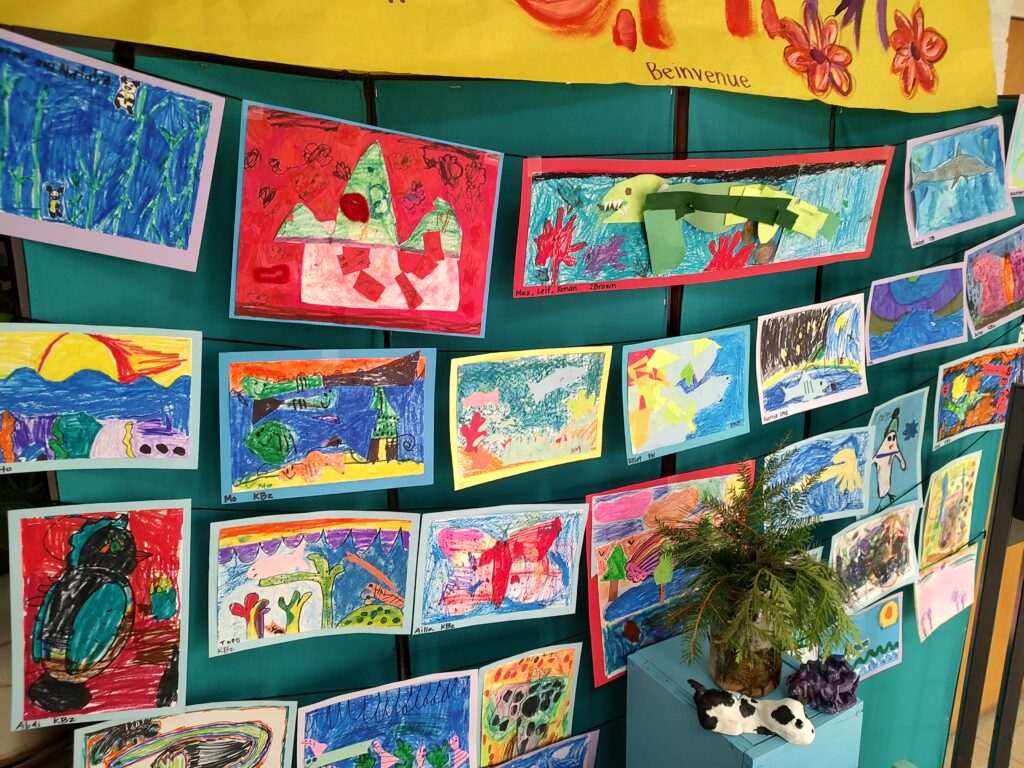 Art from 2nd and 3rd grade students