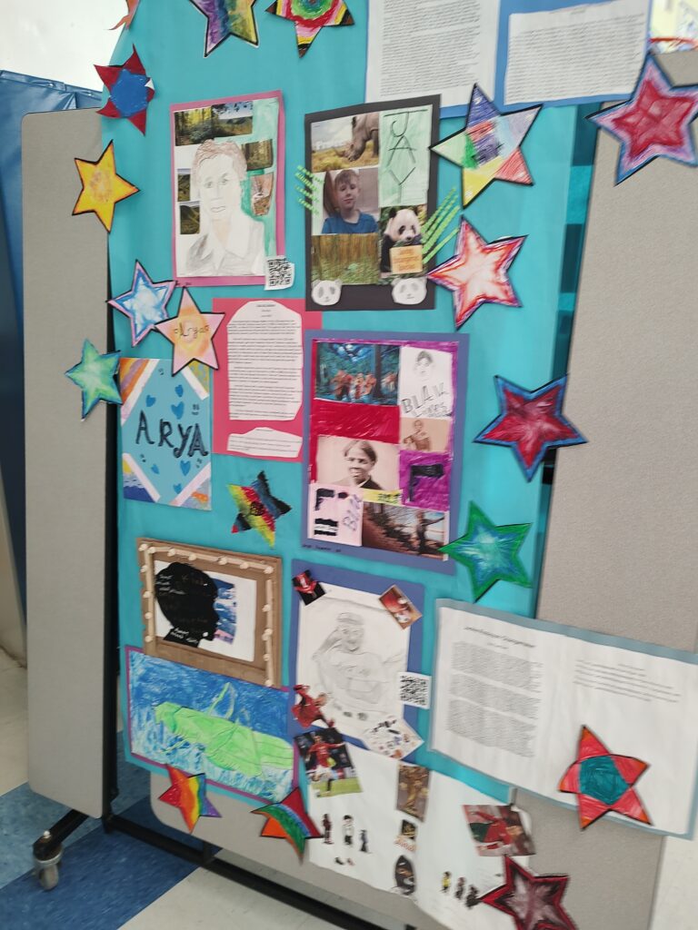 5th grade changemaker portraits