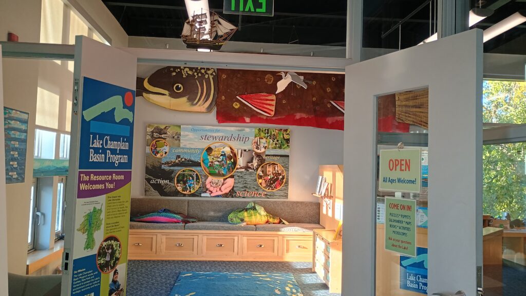Our original Trout puppet now on display at the ECHO until May!