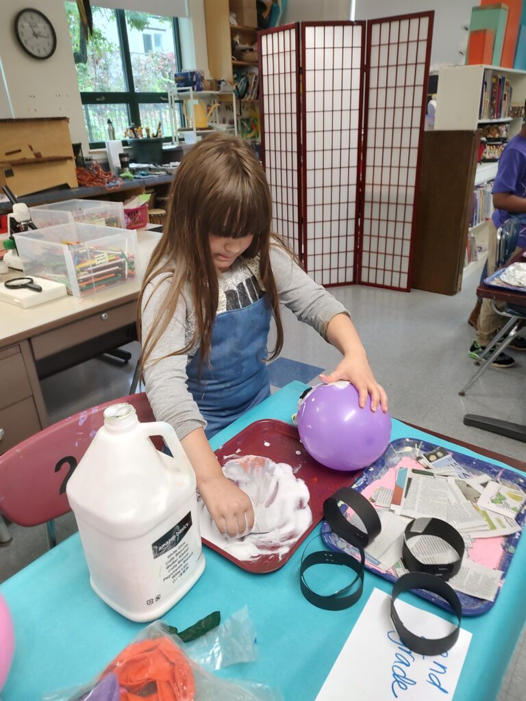 Paper Mache as a solution for making a vessel.