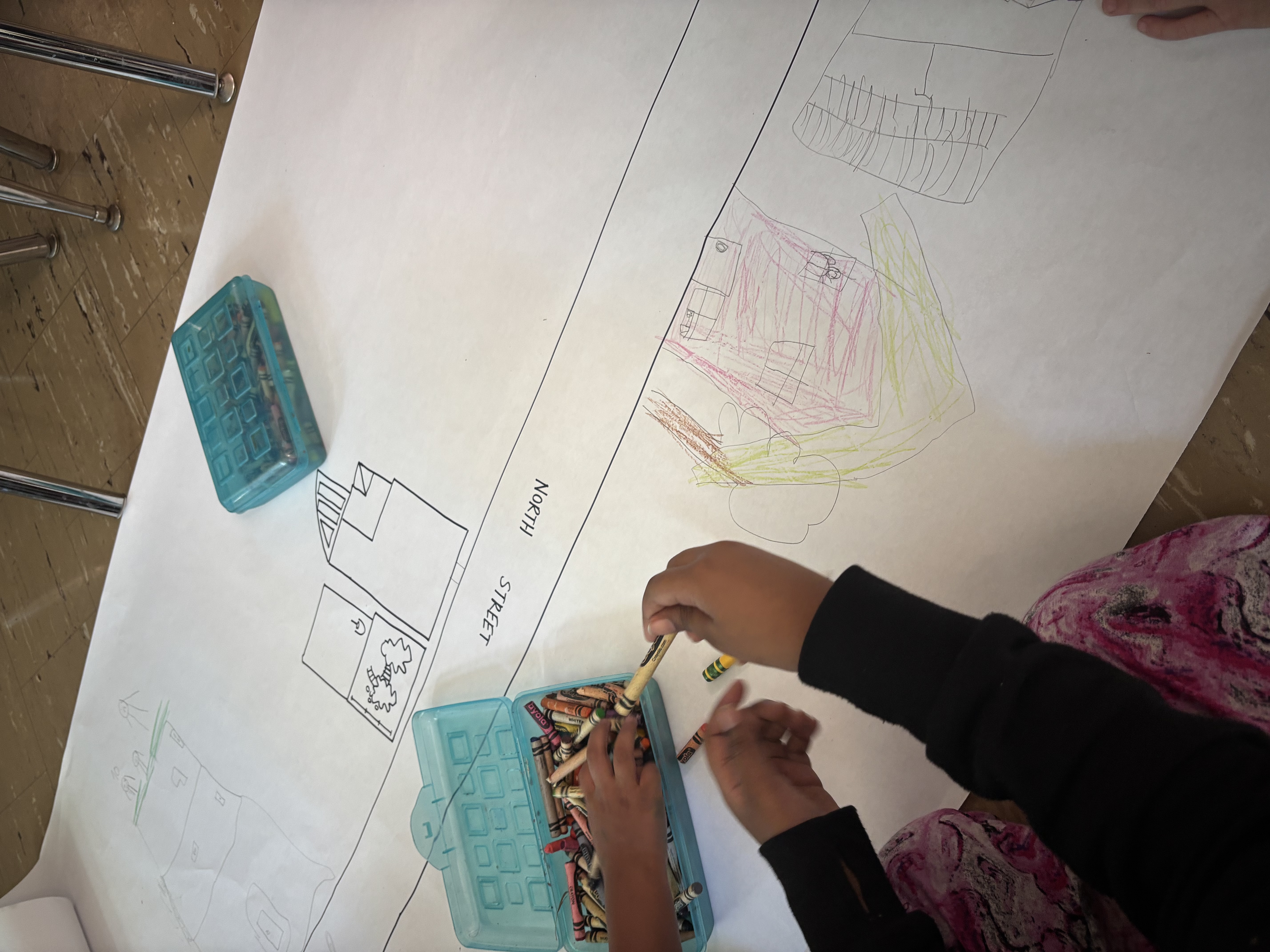 Drawing our neighborhood.